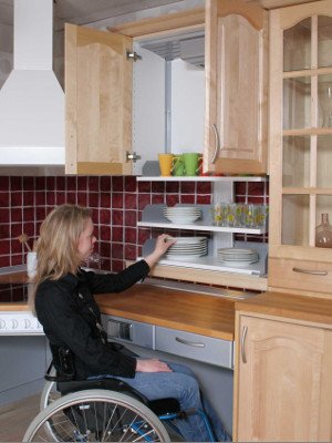 automated-accessible-kitchen-shelving-1 Automated Drop-Down Accessible Shelving
