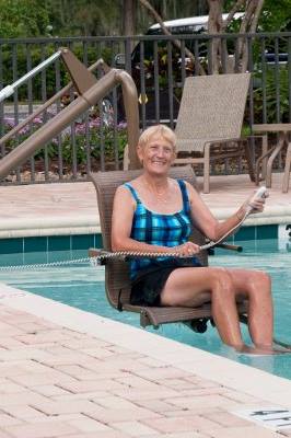 P300 Lifestyle in the Water Harmar Pool Lift Milwaukee