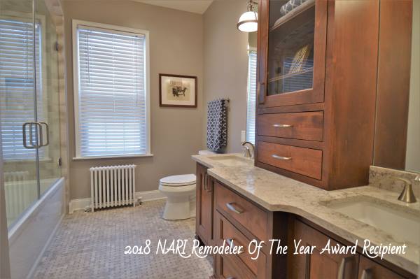 NARI award winning bathroom remodel Award Winning Bathroom Remodel by BILD in New Berlin
