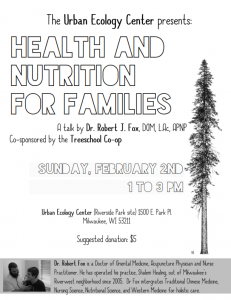 Health and Nutrition for Families Flyer