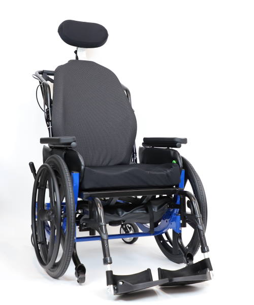 Broda rehab adjustable seating and pressure relieving cushion manual wheelchair