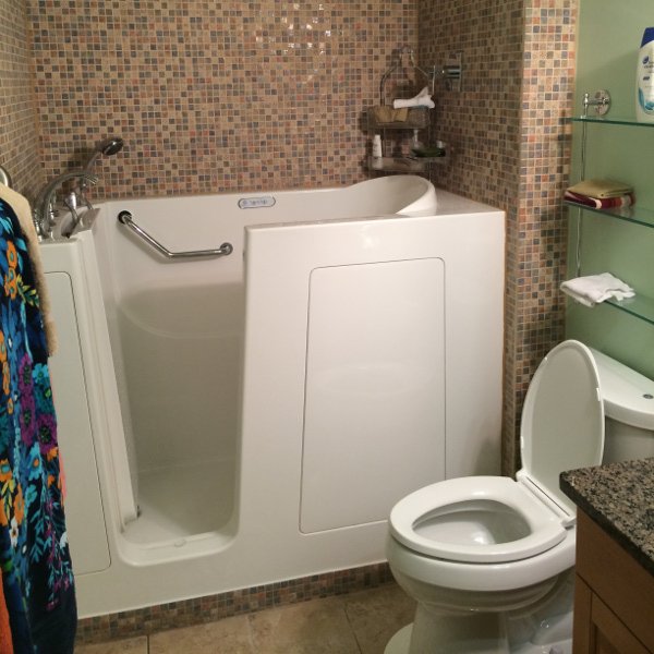 purewater pipeless walk in tub system