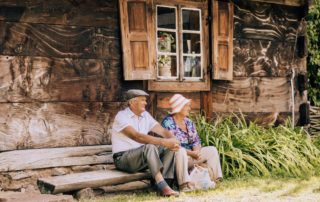 Safe and Happy Senior Couple