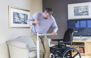 Unique Grab Bar - Floor-Mounted Pole - Milwaukee's BILD