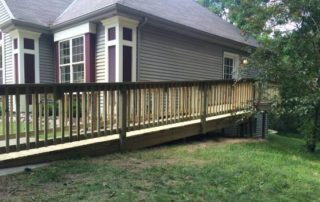Wood Wheelchair Ramp Designed by BILD in Brookfield
