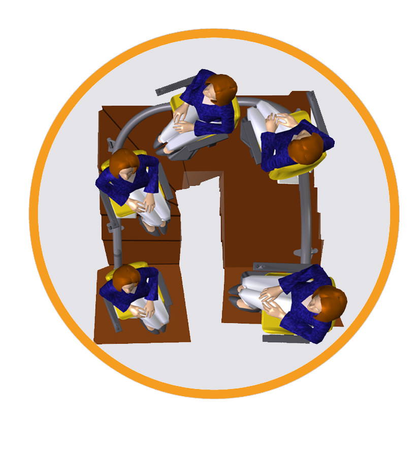 turn-and-go-curved stair lift for narrow stairways or tall people turn and go option - angle stairlift seat for narrow stairways