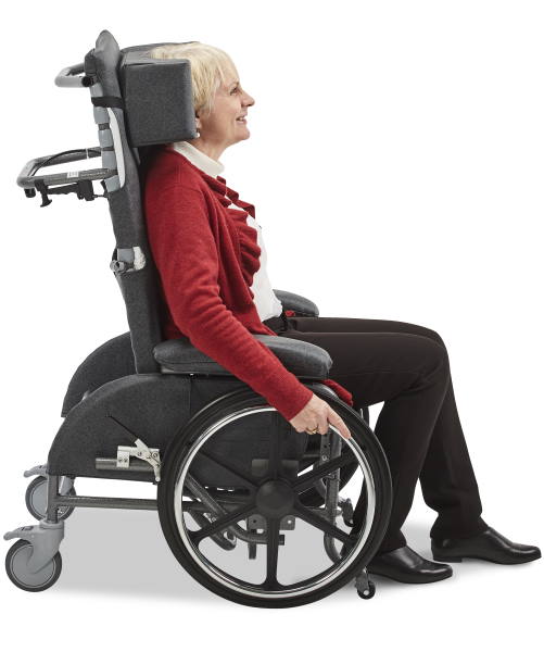 Foot propel wheelchair